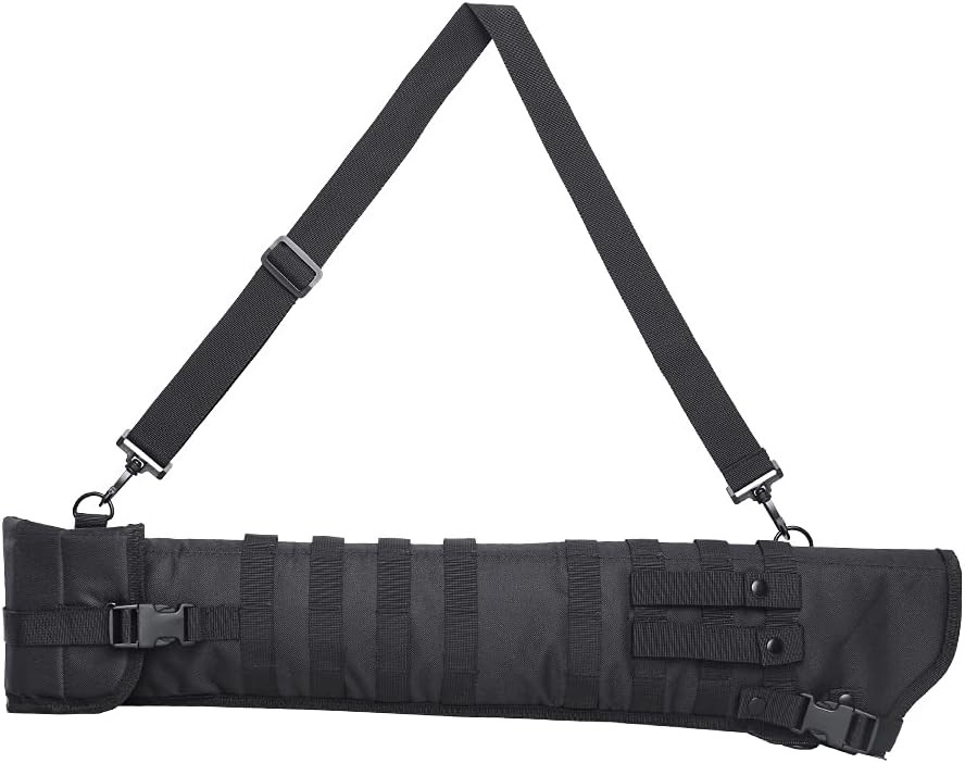 Tactical Shotgun Rifle Scabbard Bag Adjustable Shoulder Strap Hunting Molle Case