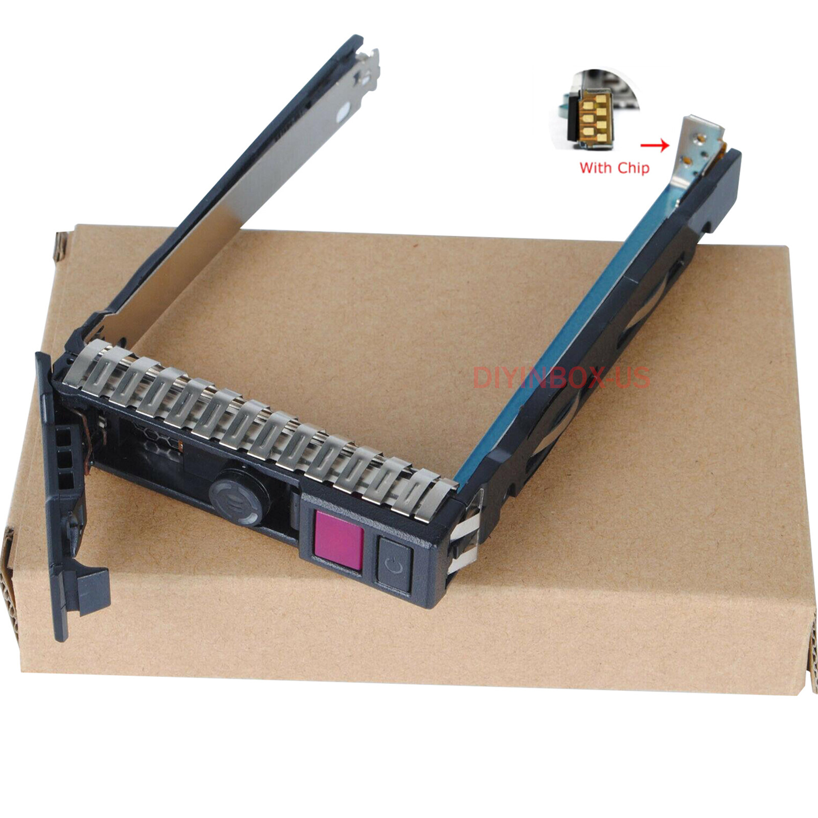 Lot 727695-001 For HP Gen10 2.5" NVMe HDD Tray Caddy DL380 DL360 Screws SAS/SATA