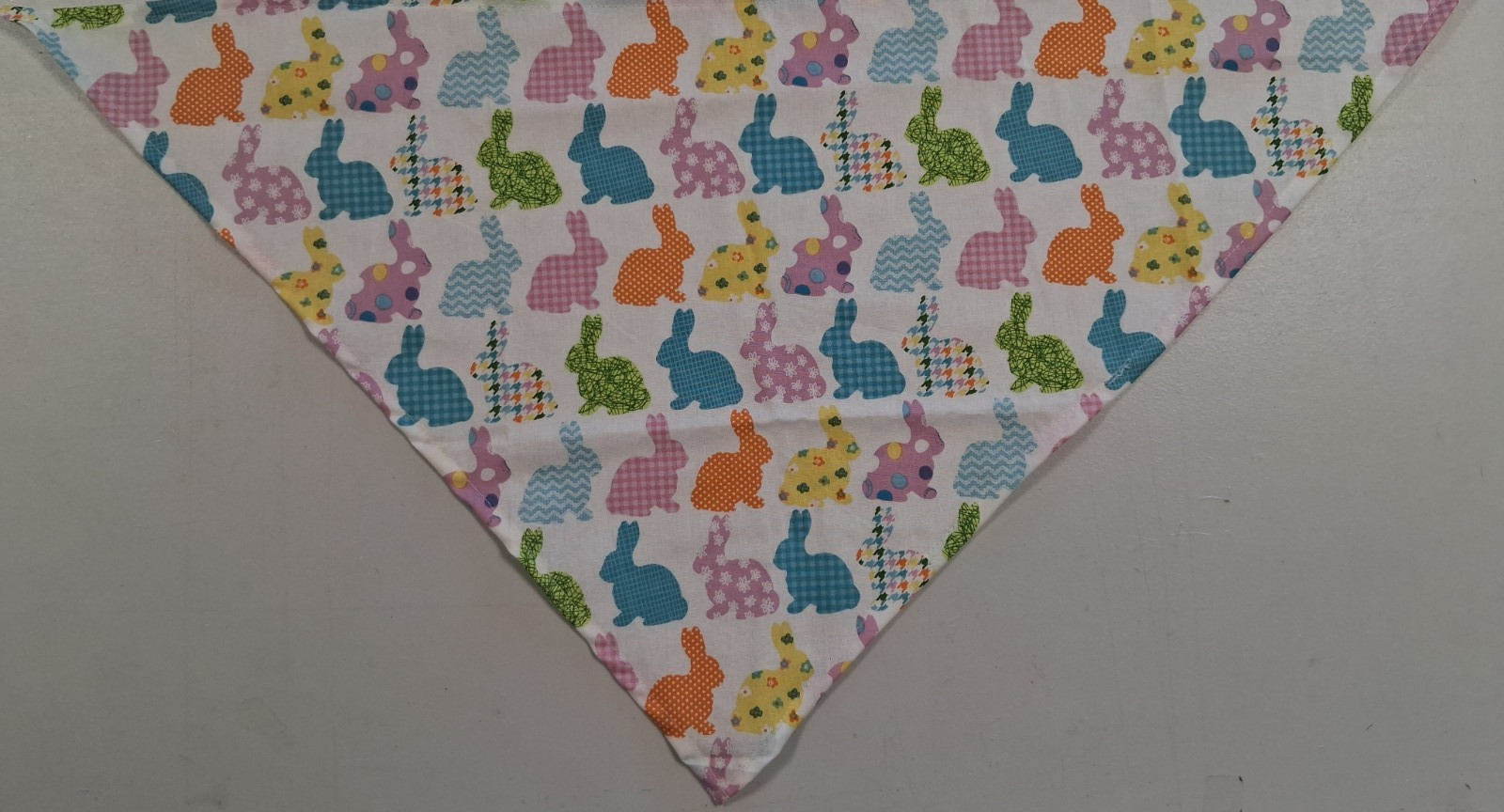 Dog Bandana/Scarf, Tie On, Colorful, Easter Bunnies, S, L