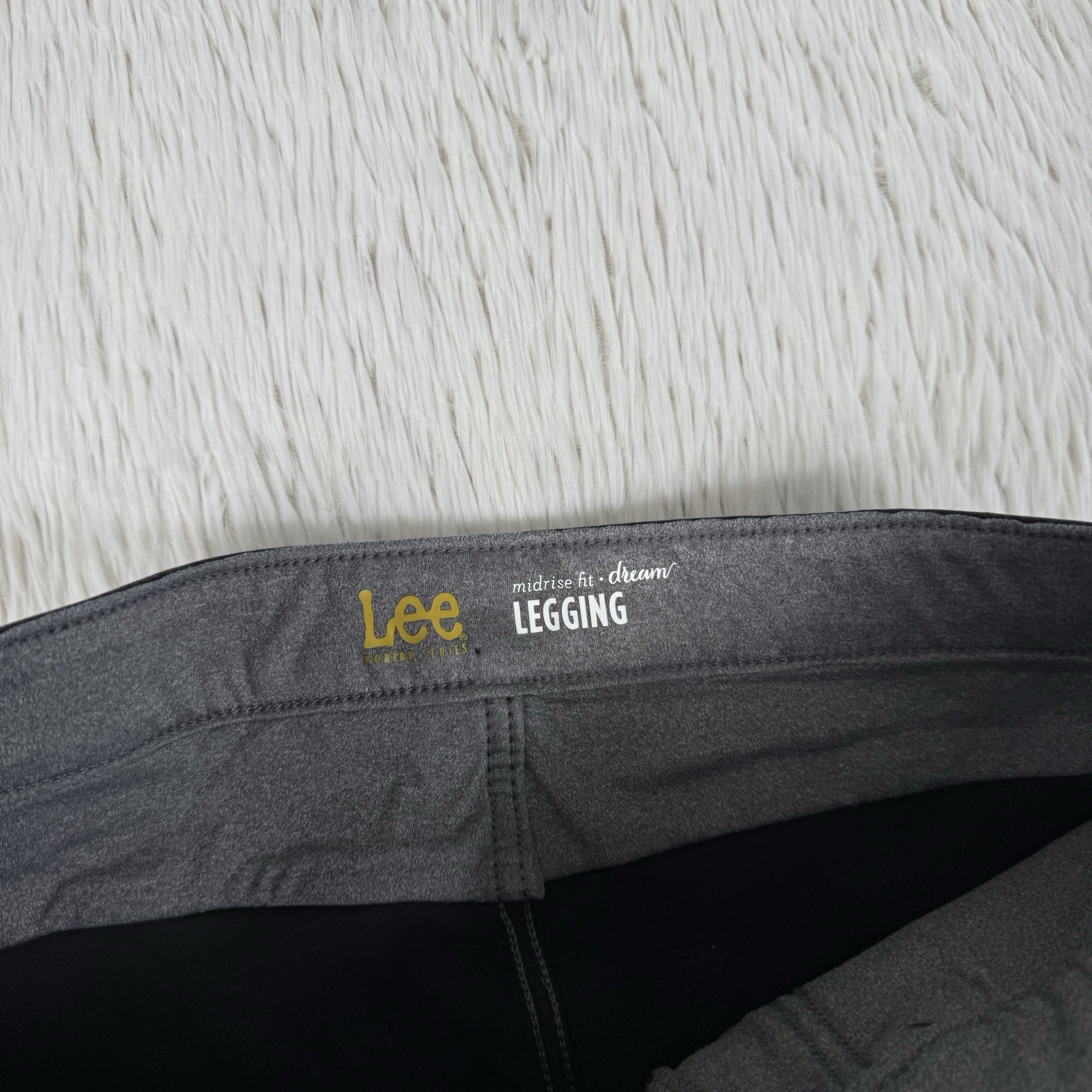 Lee Modern Series Black Mid-Rise Dream Legging Denim Jeans Women's Size 8M