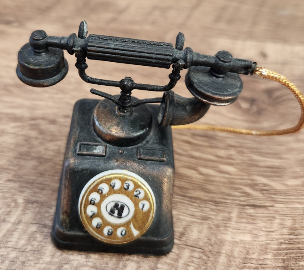 Die Cast Metal Vintage Phone Pencil Sharpener