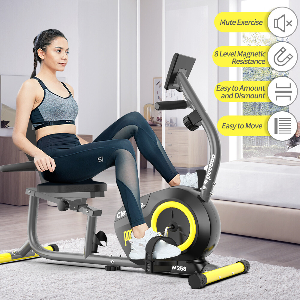 Home Cycling Recumbent Exercise Bike Fitness Cardio Workout Bike Stationary Bike