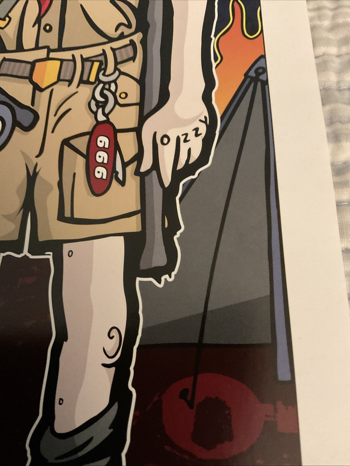 OZZY**OZZFEST 1999 POSTER**RARE BLACK SABBATH SLAYER ROB ZOMBIE