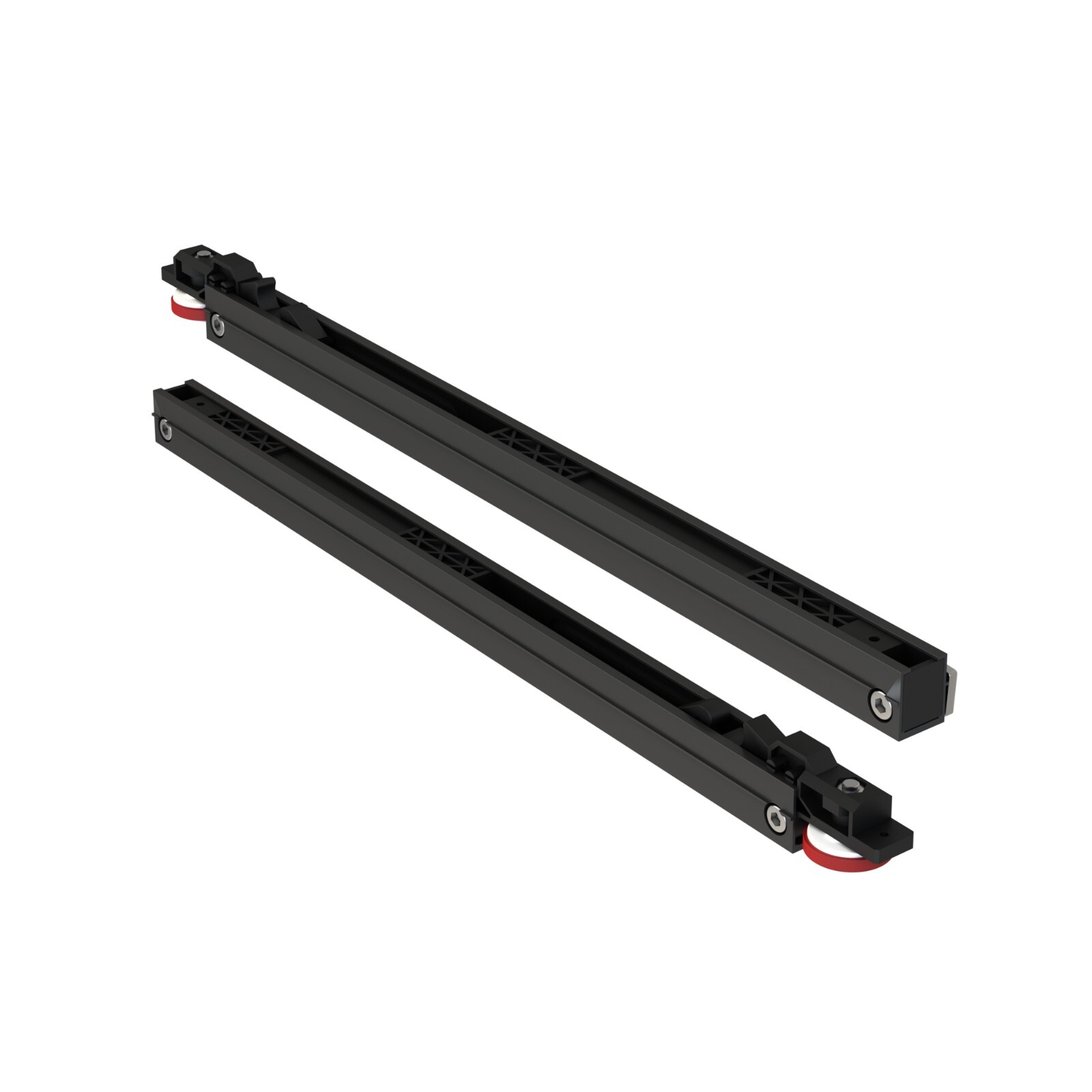 DIYHD Concealed Sliding Barn Door Hardware with Soft Close Mechanism