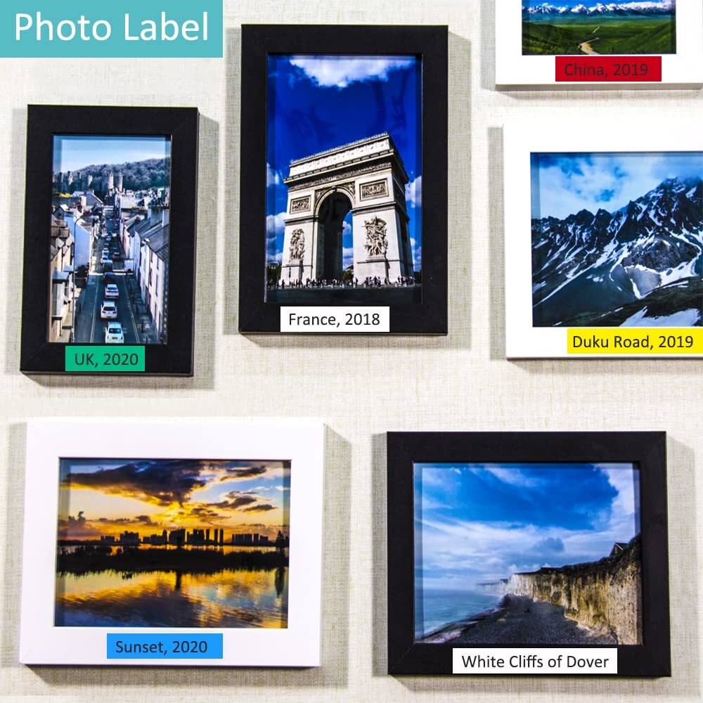 5PK Dymo Letratag Refill 91331 91330 White Plastic Label Tape 12mm LT-100H 1/2"