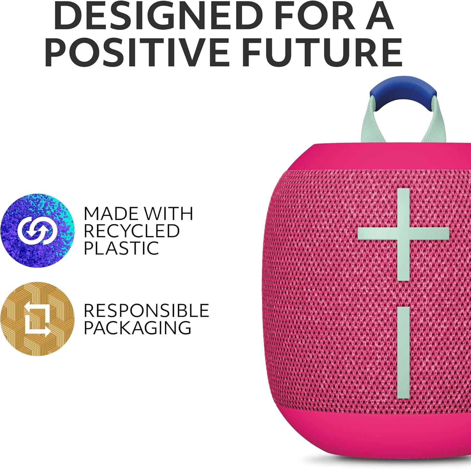 Ultimate Ears WONDERBOOM 4 Bluetooth Outdoor Speakers - Pink (New)