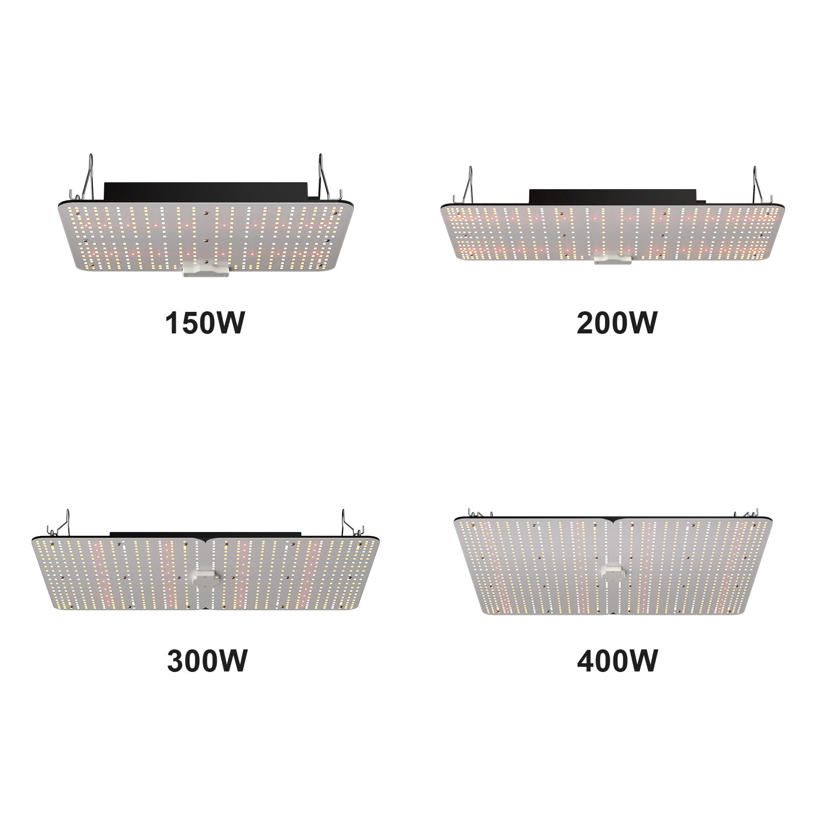 VEVOR 150W/200W/300W/400W LED Grow Light Greenhouse Growing Light Full Spectrum