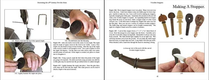 Recreating the 18th Century Powder Horn Book Gunpowder Scrimshaw How-To Sibley