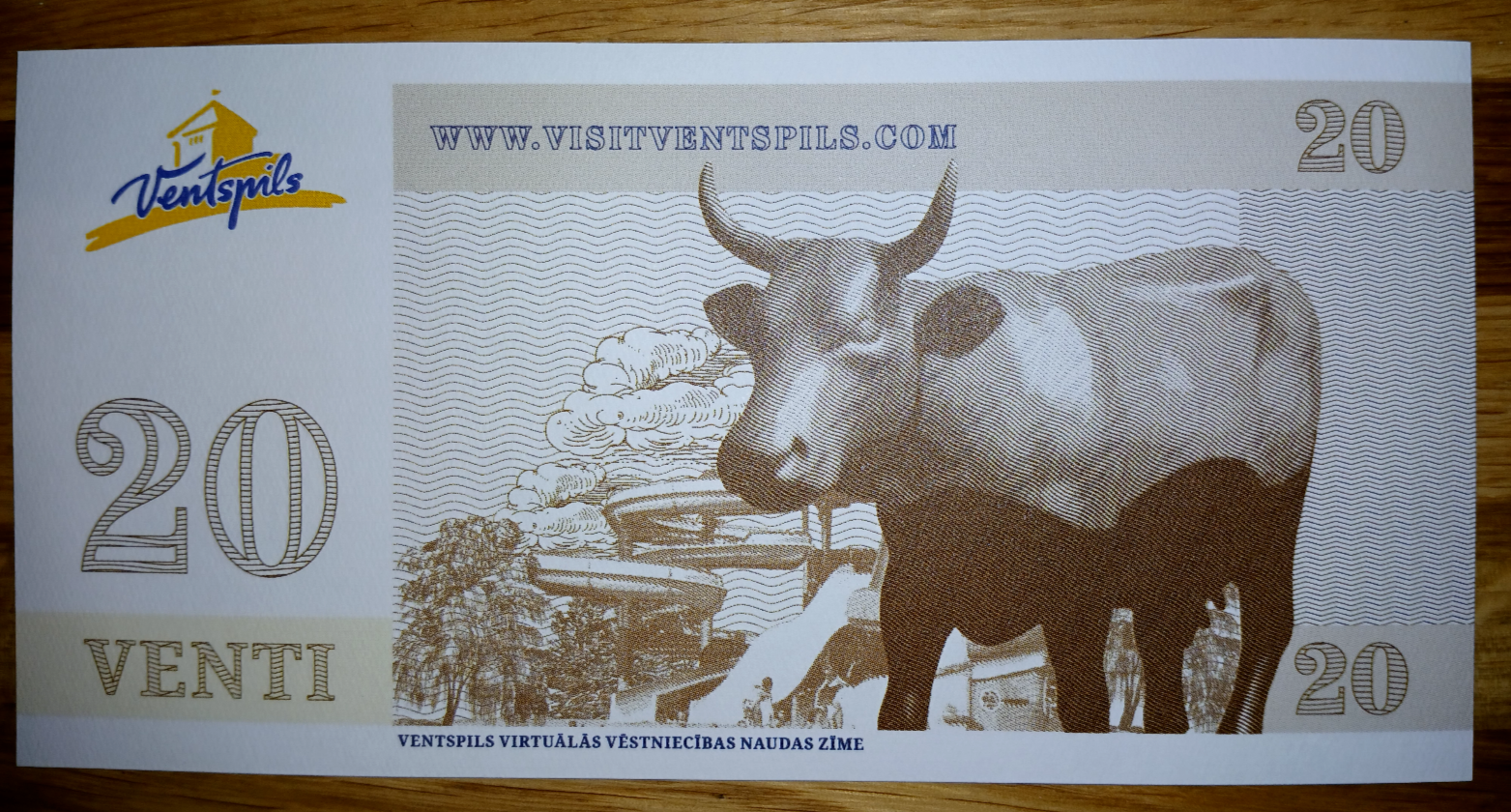 Venti 2011 banknotes Ventspils Latvia 6 pcs in lot