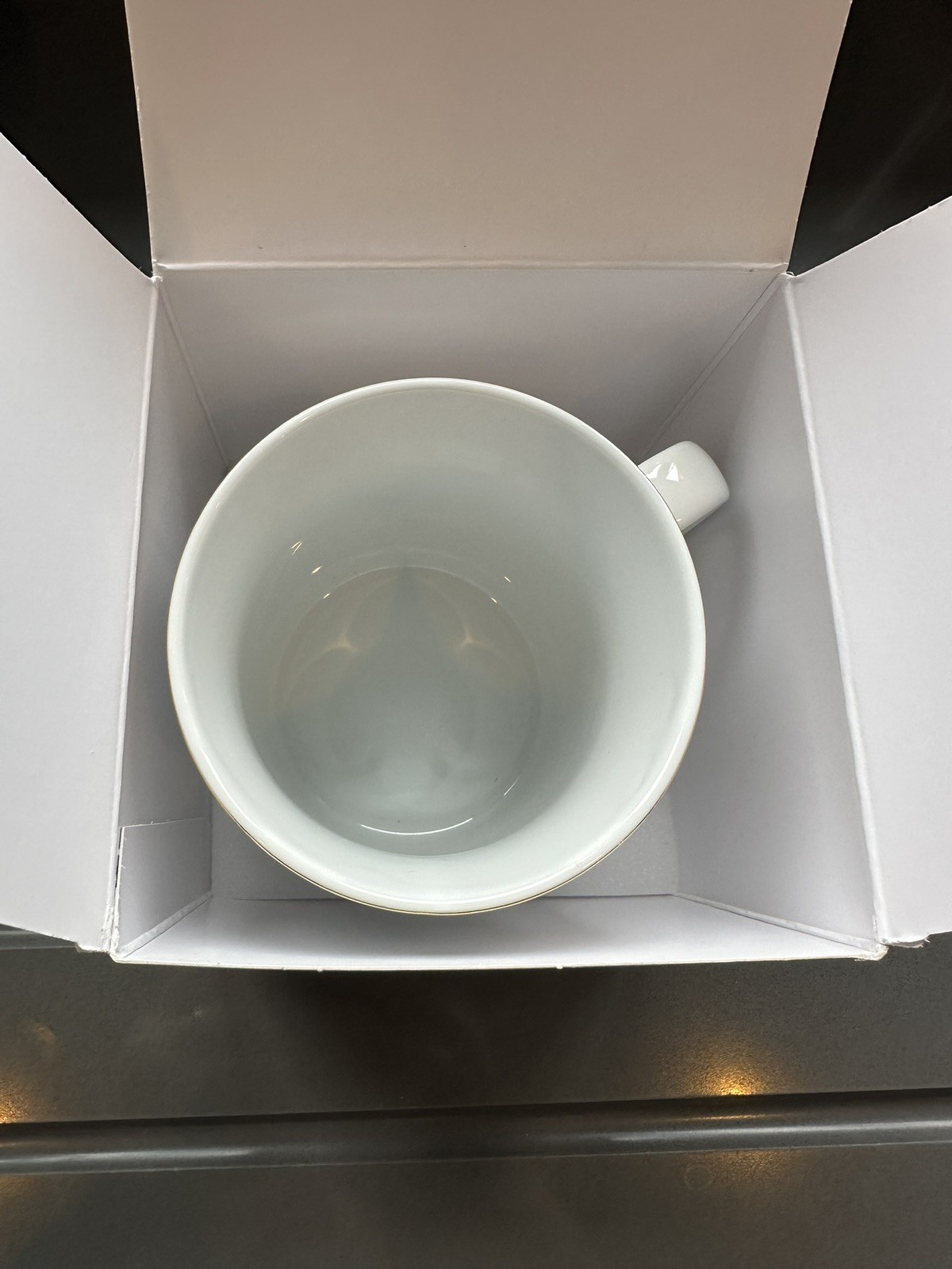 Porsche Crest Cup Large Gold Rim – Porsche Driver’s Selection New Boxed