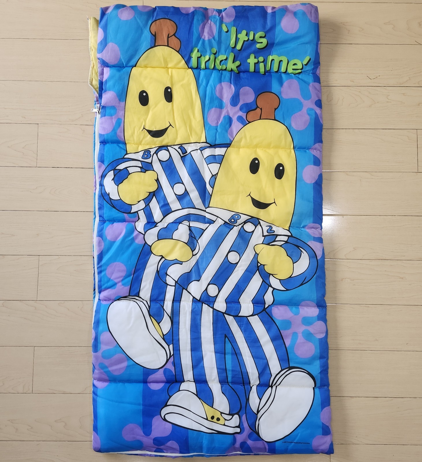 Bananas In Pajamas Sleeping Bag “It’s Trick Time” 1996 28"x54" Double Sided VTG