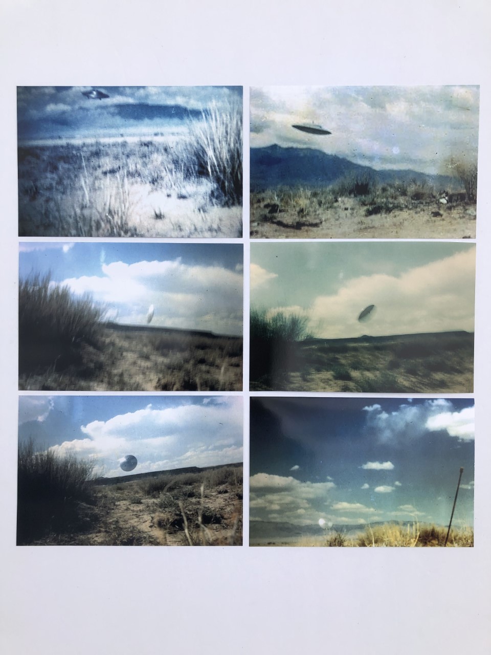 Rare Complete PAUL VILLA UFO NM Contactee Flying Saucer Full 74 Photo Set Lot!