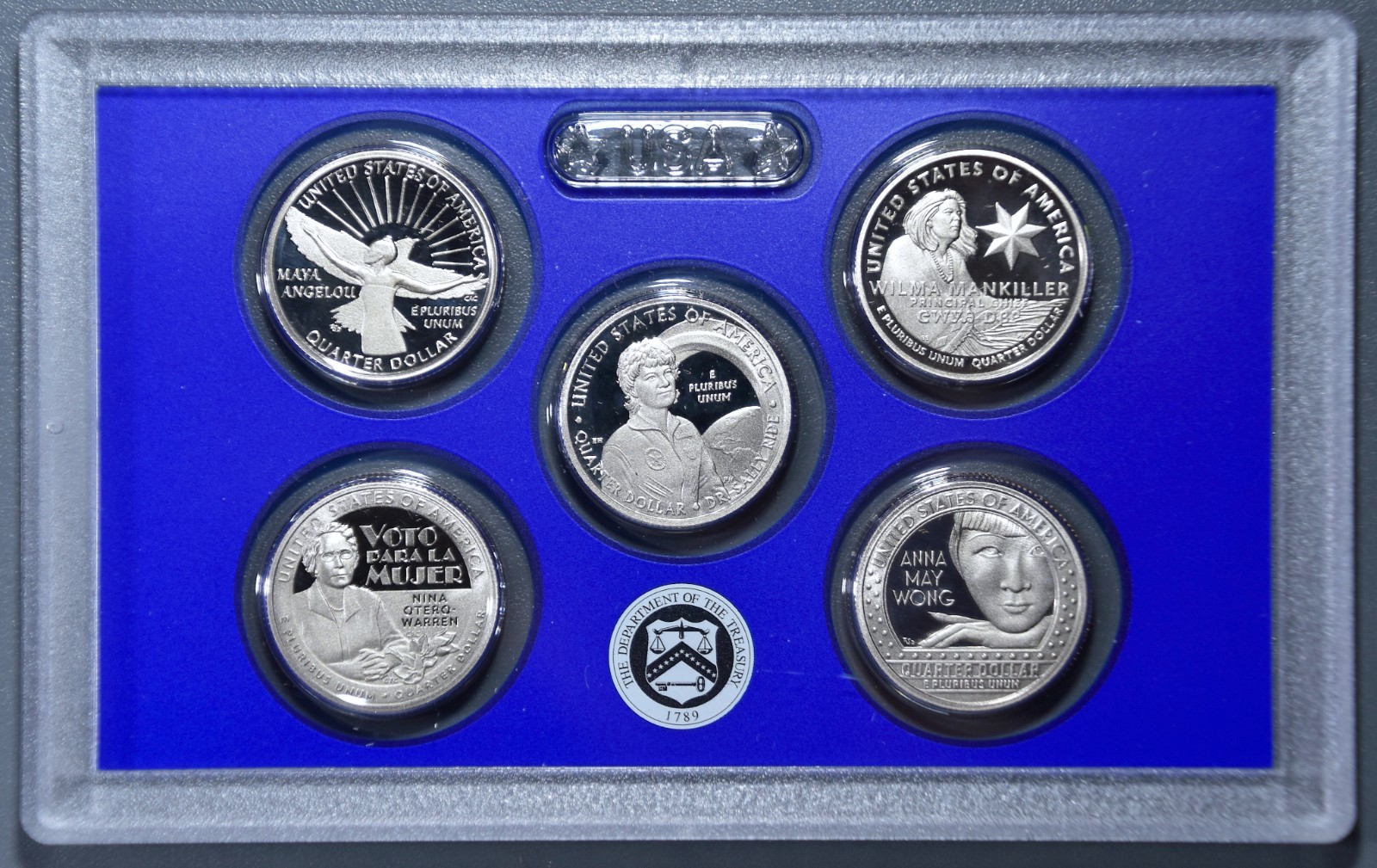 2022-S US MINT AMERICAN WOMEN QUARTERS PROOF SET 5-Coins IN OGP & COA A6273