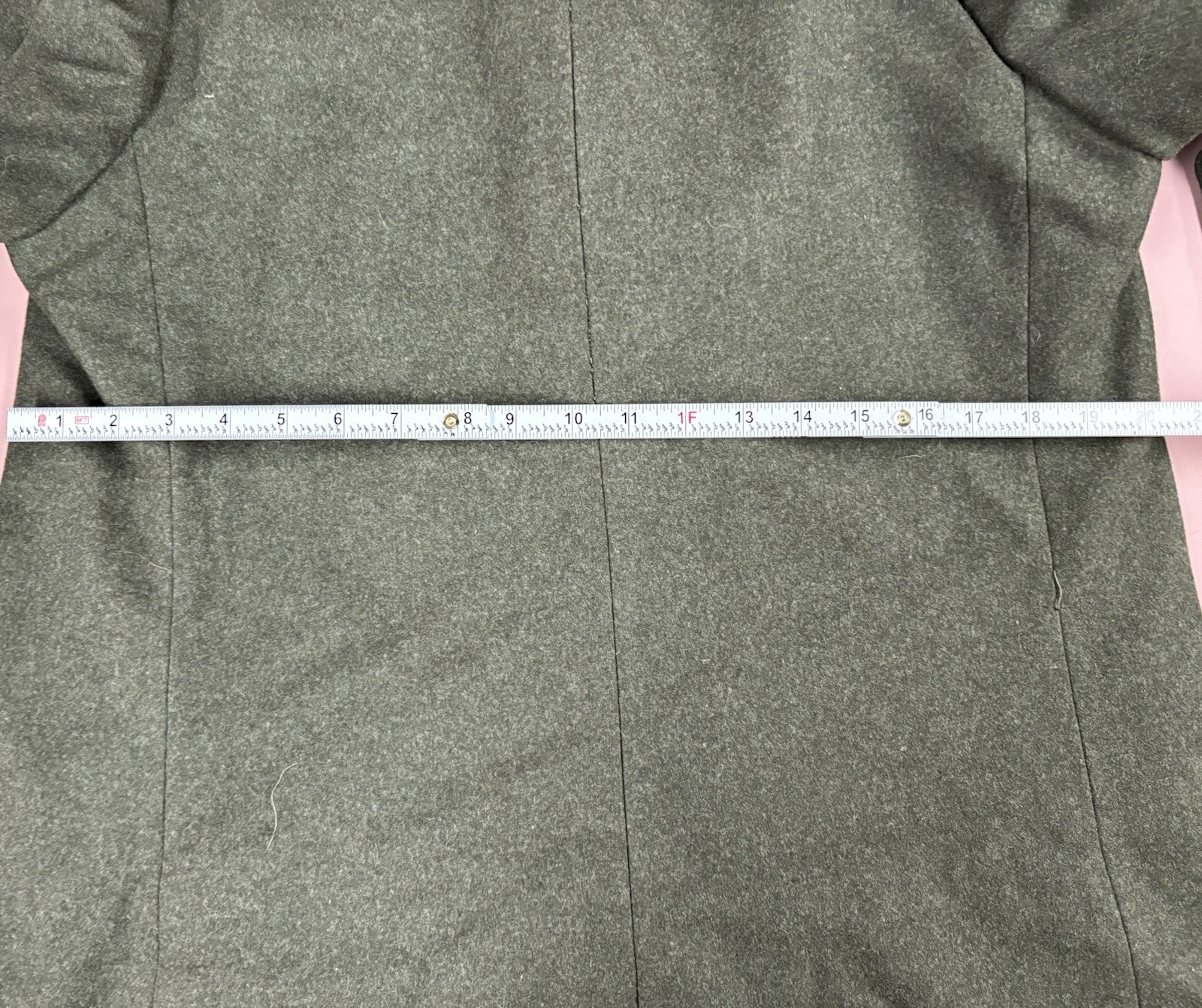 WWII USMC Overcoat 1942-43 Quartermaster 4-L Long Wool Coat