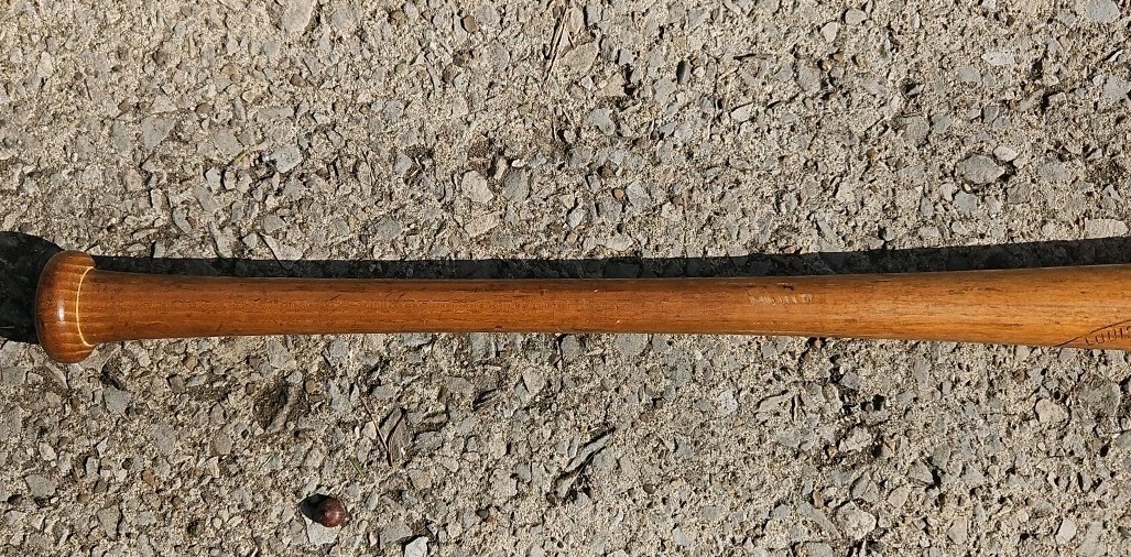 Vintage Game Used Cleveland INDIANS Star WOODIE HELD baseball Bat BALTIMORE '66