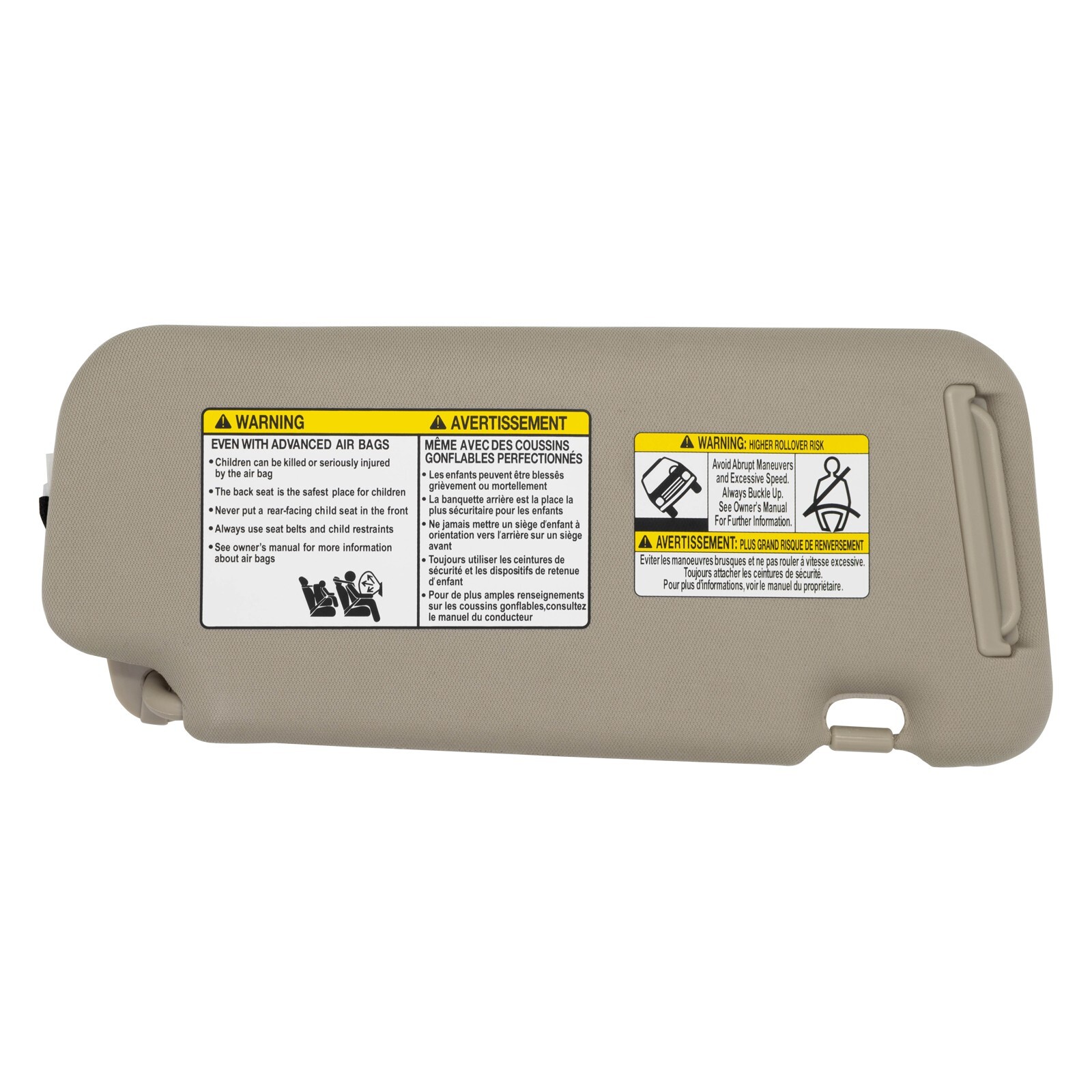 Left Driver Side Sun Visor W/ Light Fits for Nissan Murano2009-2014 96401-1AA1B