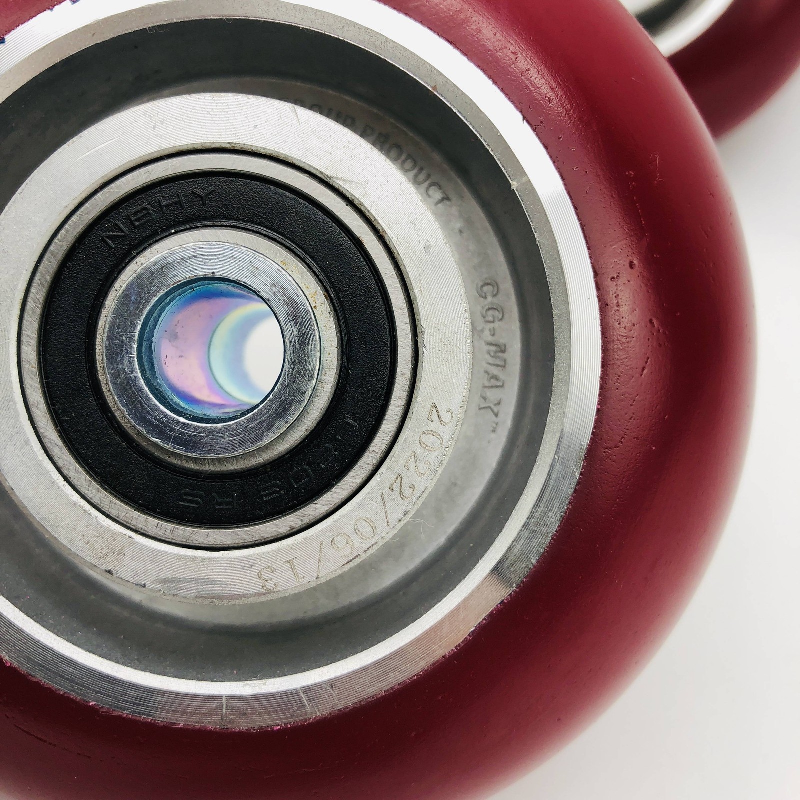 2pk Colson CG-Max Caster Wheel 5 x 2 Polyurethane On Aluminum Maroon 1000lb Capa