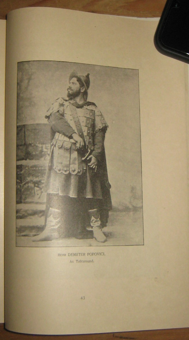 Souvenir Season Of Wagner Opera In German 1895-96, by Damrosch Opera Co.
