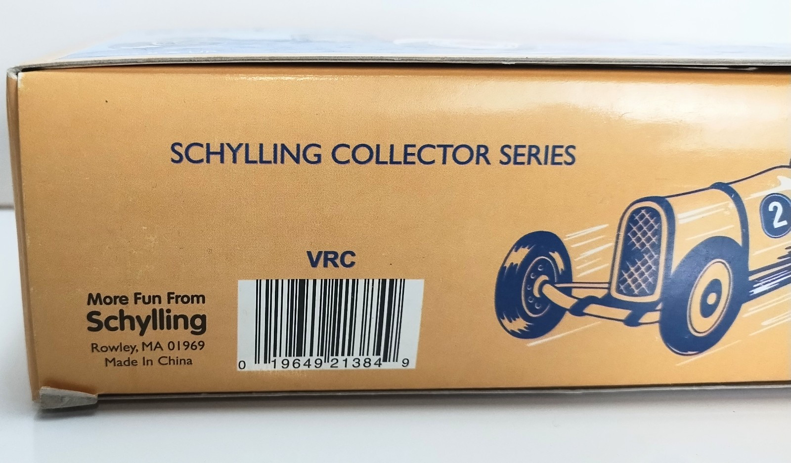 Schylling Reproduction 1950s Vintage Wind-Up Tin Race Car Red # 2 NIB