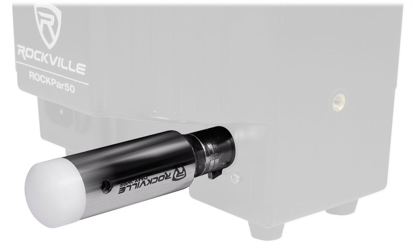 Rockville DMX-WTR Wireless DJ DMX Lighting Transmitter+Receiver