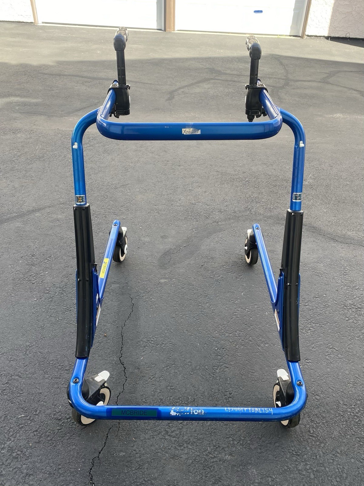 Rifton Pacer Adult Therapy Gait Trainer Large K503 200lb Cap Blue Mobility Aid