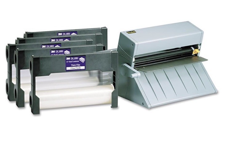 3M Scotch LS1000 Laminating System w/ 5 DL1001 Refill Cartridges, Heat-Free