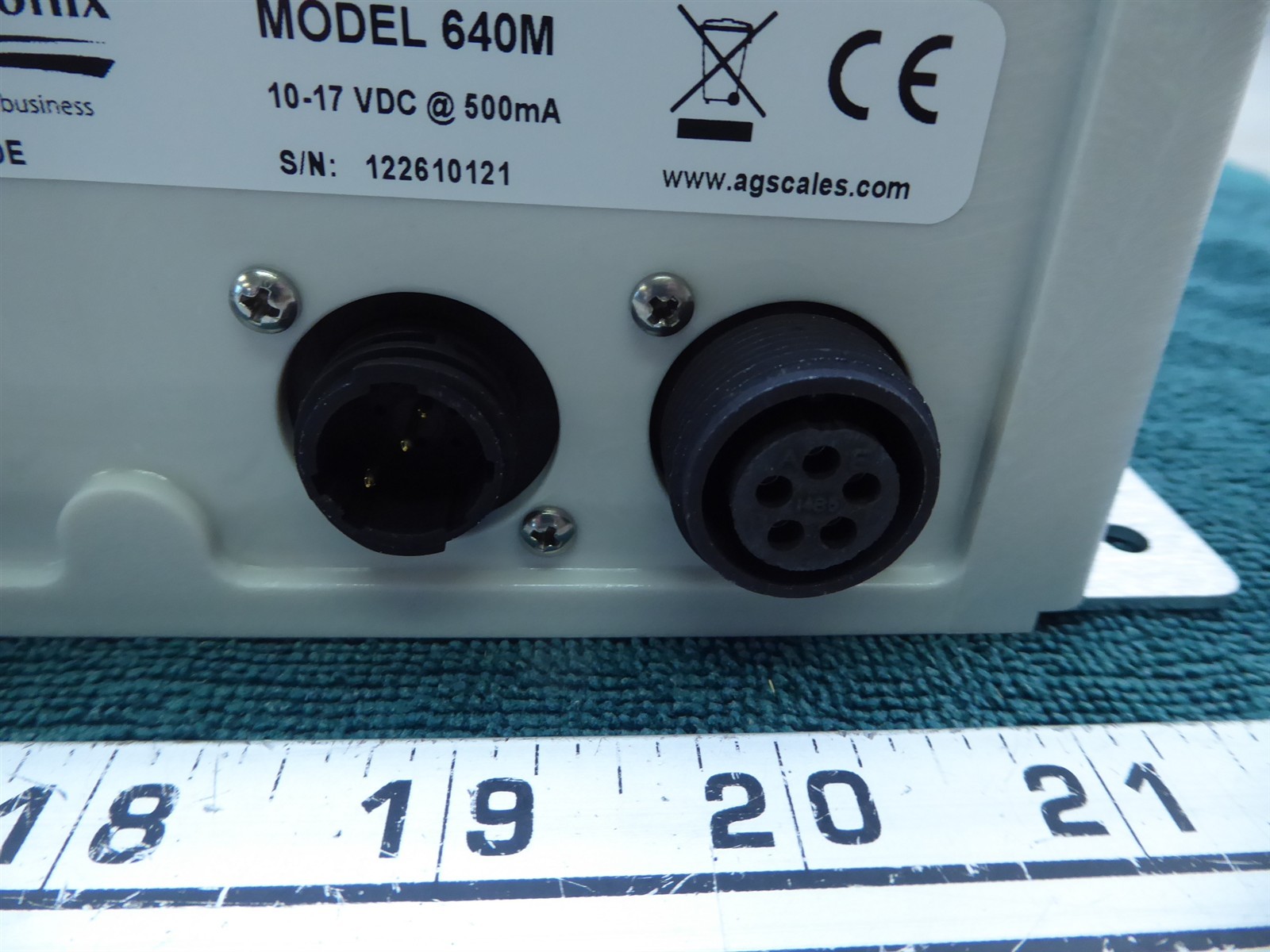 Avery Weigh-Tronix Model 640M compact multipurpose indicator PL1314-X.