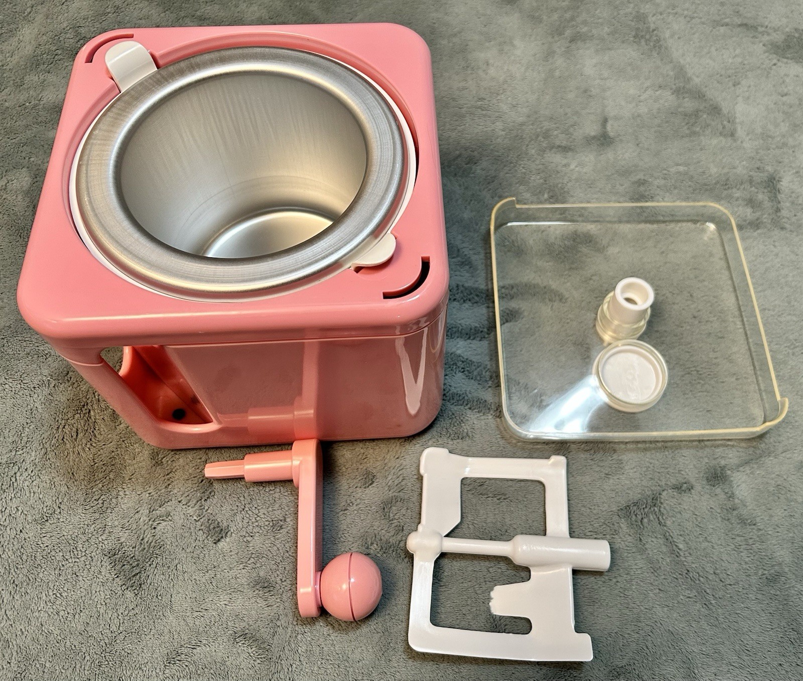 1987 Vintage Big Chill Salton ICM-1 Ice Cream Maker Hand Crank Churned Homemade