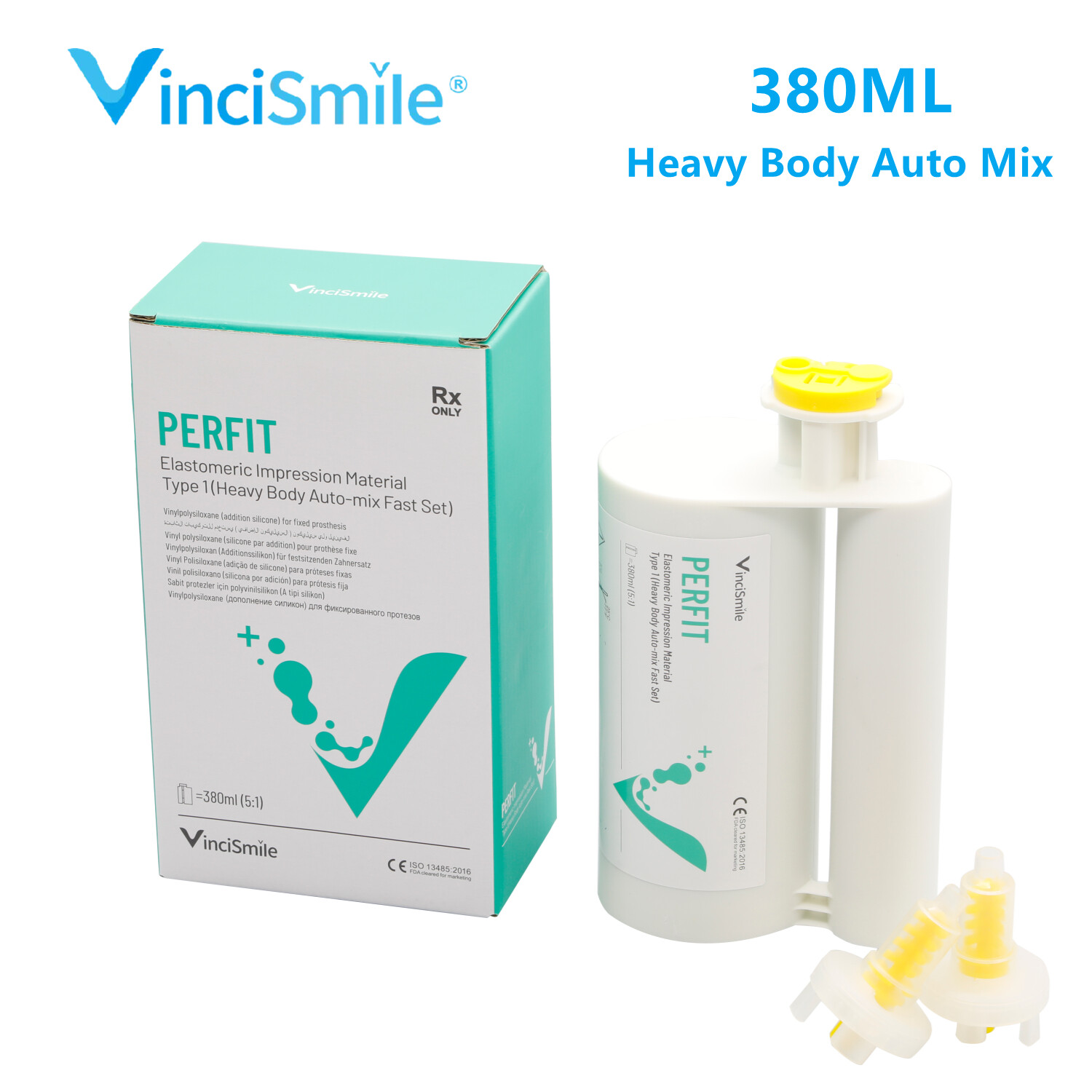 VPS Dental Impression Material Putty Heavy/Regular/Light Body-Fast/Normal Set