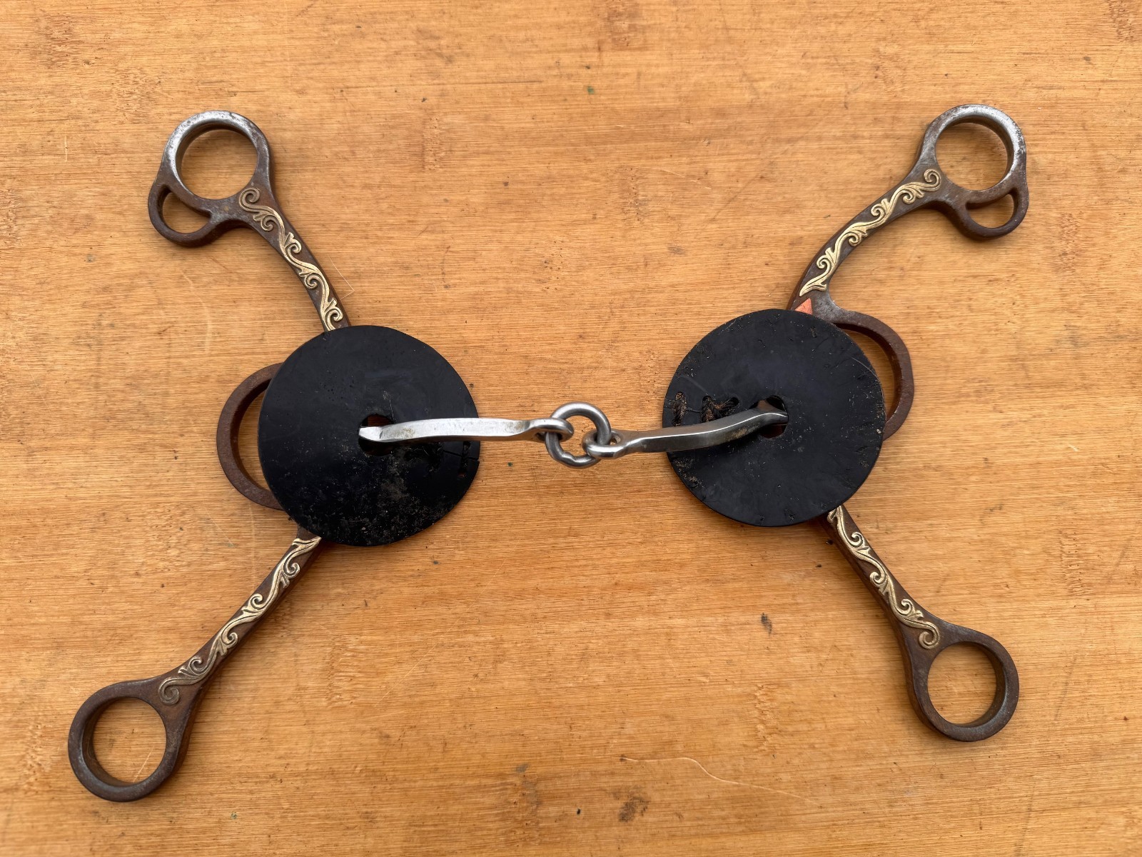 Sherry Cervi Diamond Short Shank O Ring Square Snaffle Horse Bit ~ 5.5"