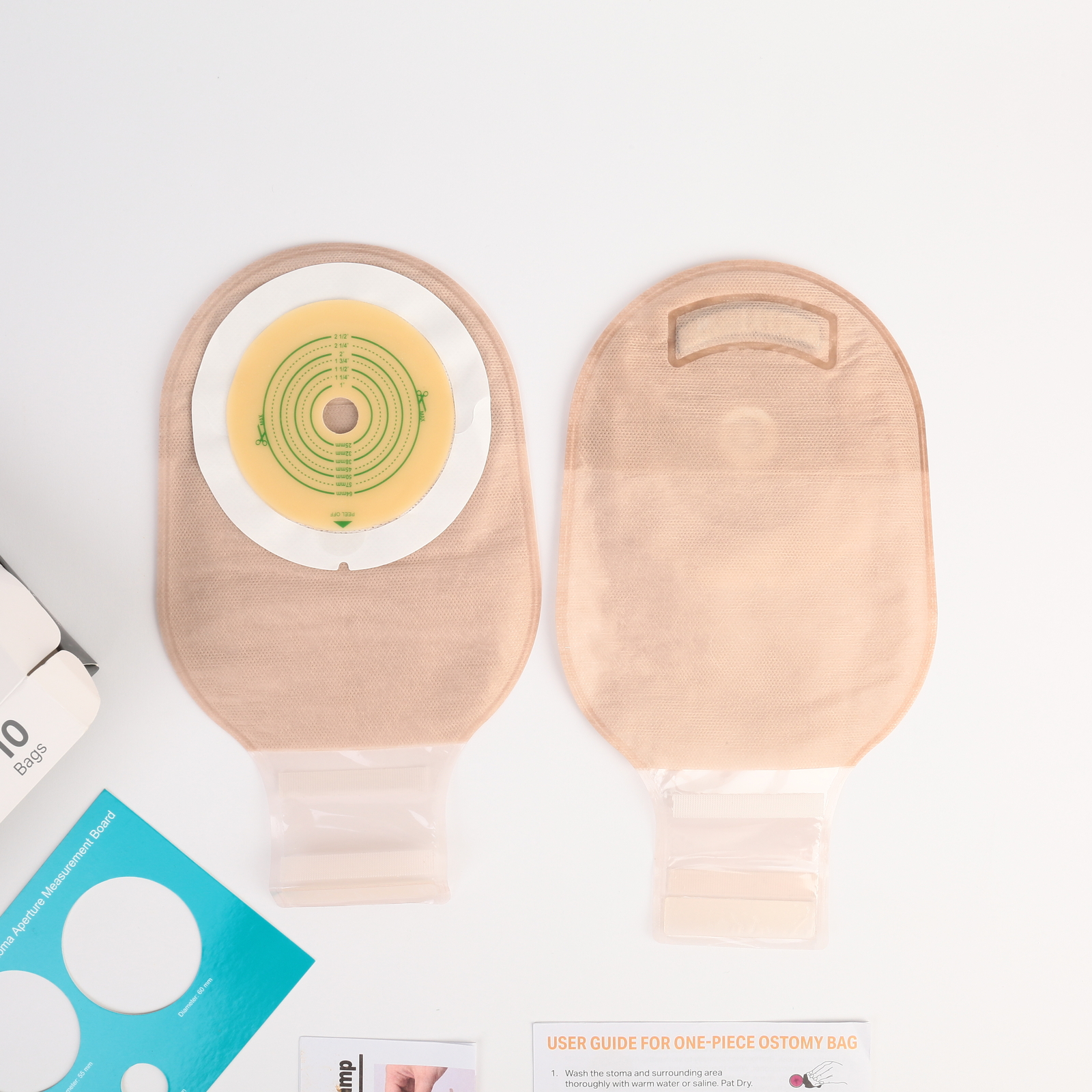 Colostomy Bags Ostomy Supplies One-Piece Drainable Ostomy Pouch for Ileostomy