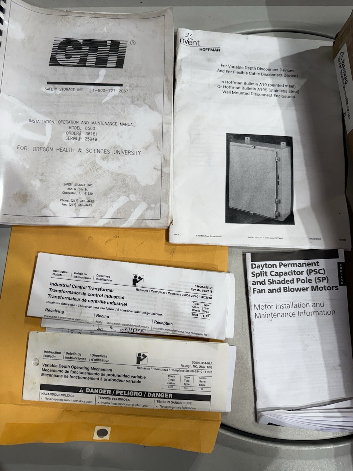 CTI 8560 In drum hazardous material compactor 55 Gallon Drum Compactor