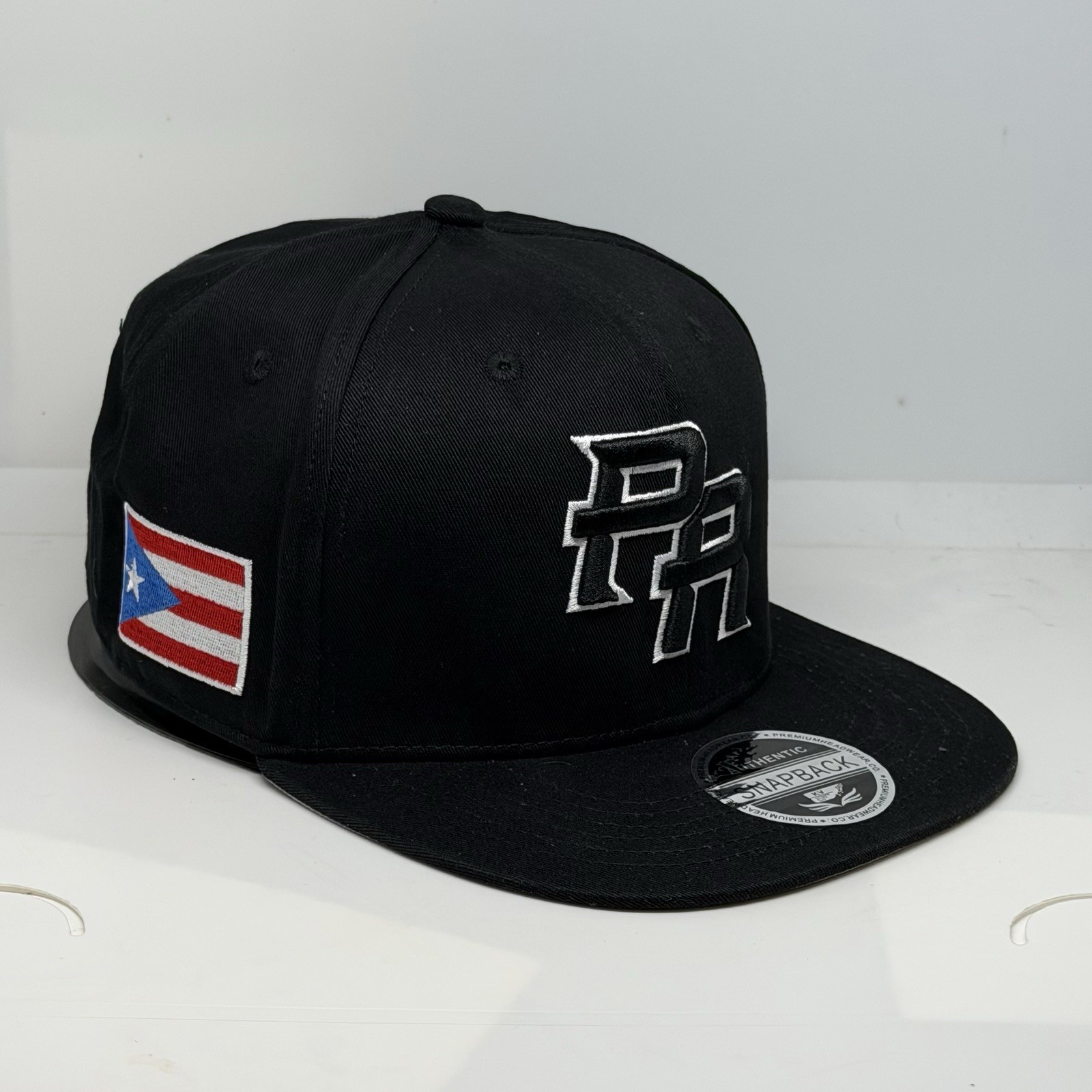 PUERTO RICO BASEBALL PR 3-D EMBROIDERED - PUERTO RICO FLAG AT SIDE SNAPBACK HAT