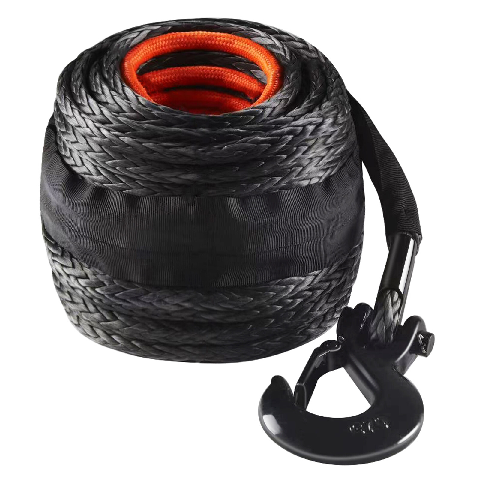VEVOR Synthetic Winch Rope Winch Line Cable 3/8" x 85' 26500 lbs for SUV Truck