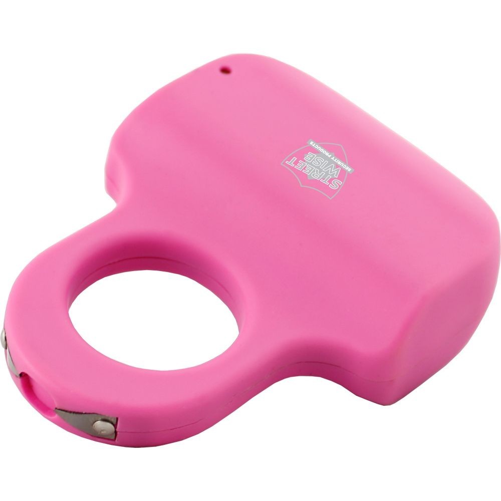 NEW~STING RING RECHARGEABLE STUN GUN 18M - PINK