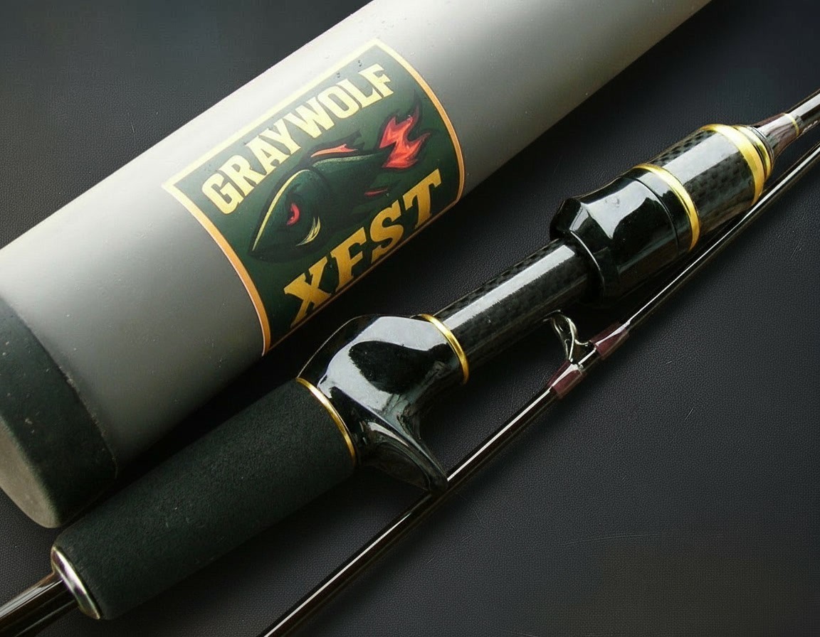 Graywolf XFST - BFS Rod 6'0" 2-7lbs 2pc - Graphite - Fast action - Bait Caster