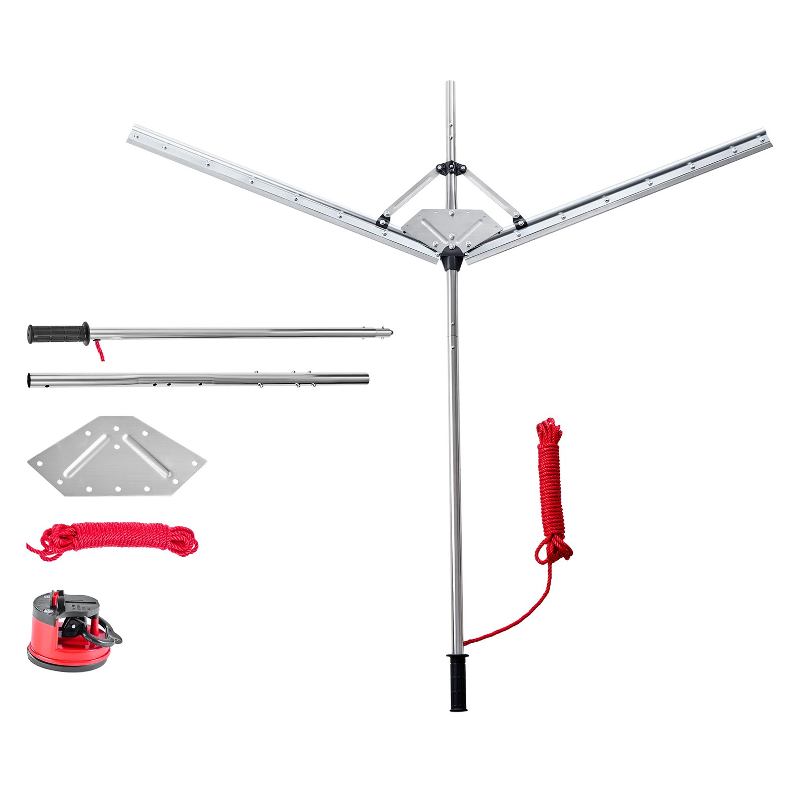 Lake Weed Cutter Pond Aquatic Plant Cutting Tool with 62 in Max Cut Width