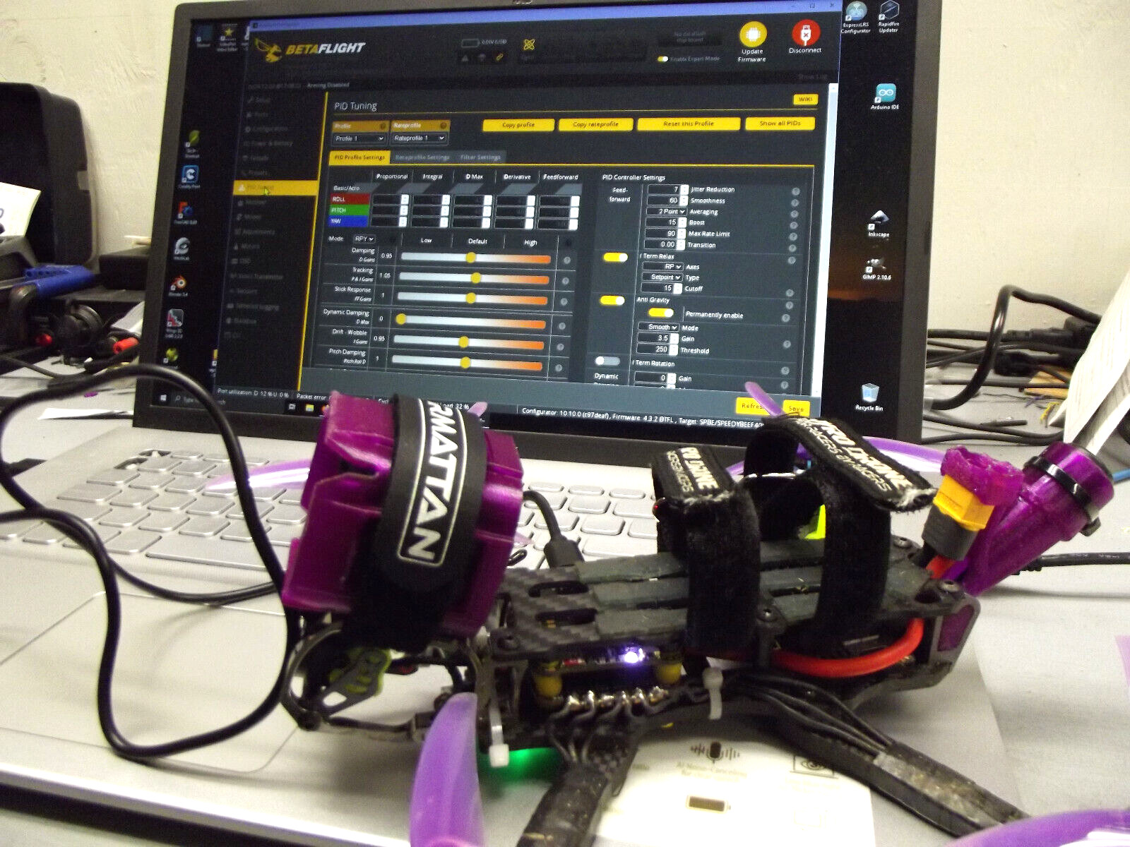 CUSTOM Quad Tuning PRO LEVEL FPV Drone TUNE Freestyle Racing Cinematic *READ*