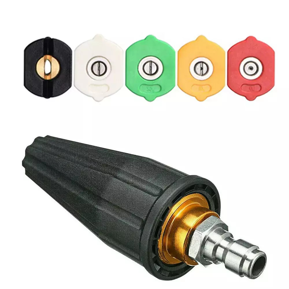 4.0GPM High Pressure Washer Rotating Turbo Nozzle Spray Tip 4000PSI 1/4" Quick