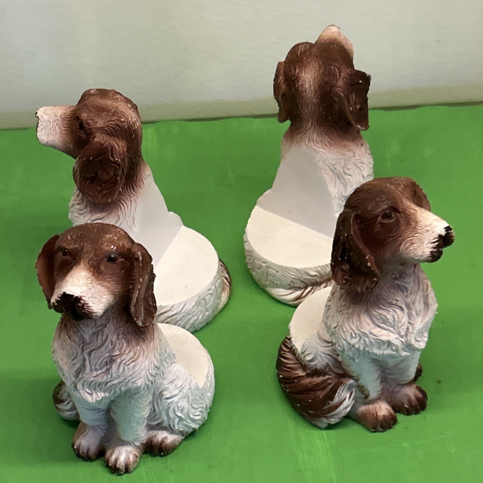 Planter Riser Plant Stand Pot Feet Springer Spaniel Dog X4