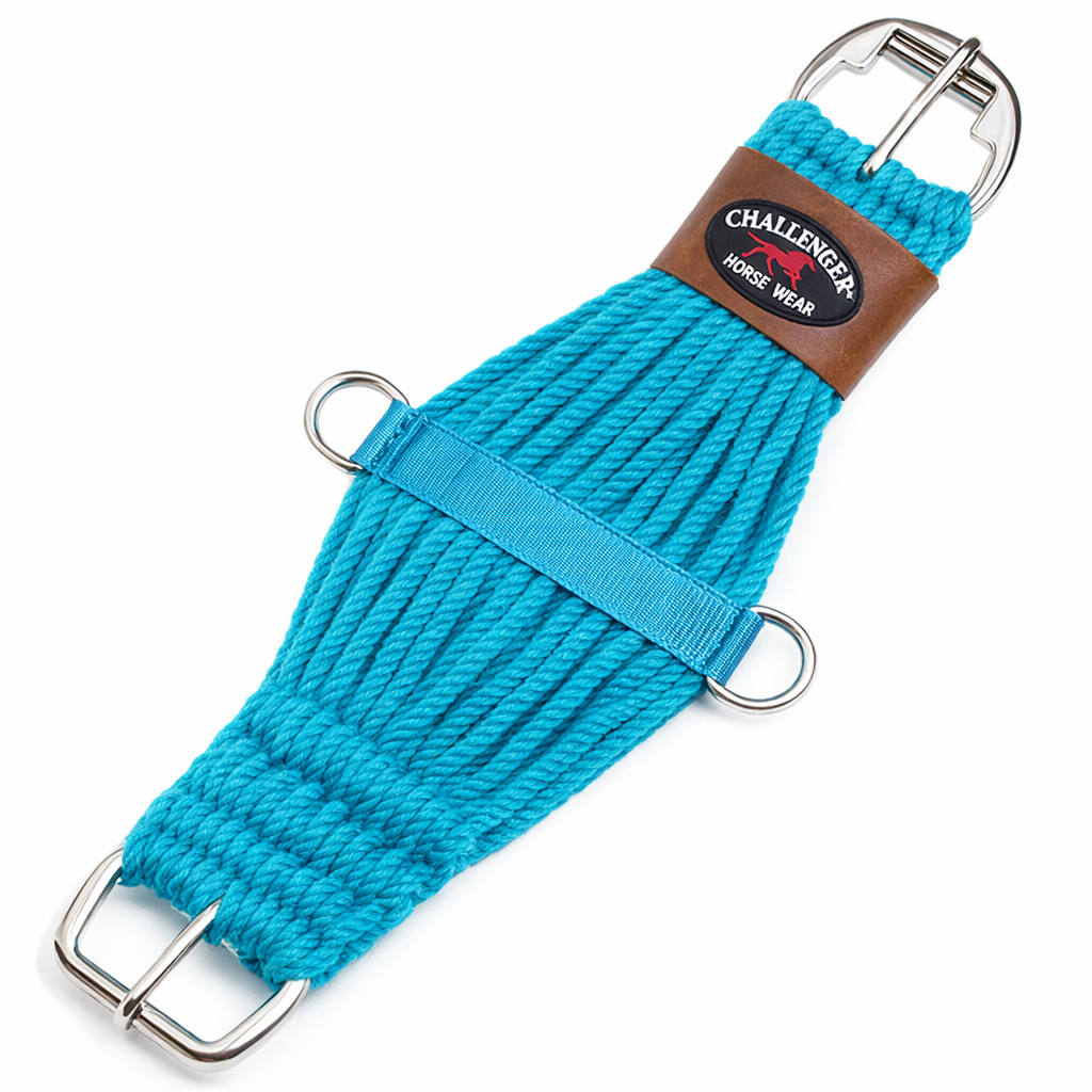 Horse   Western 27 Strand Double Weave Tan Mohair Roper Cinch 97RT07