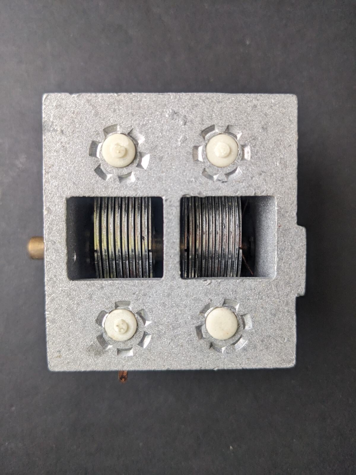 Capacitor Air Variable 2 Section 9-365 pF USSR Lot 1 pcs