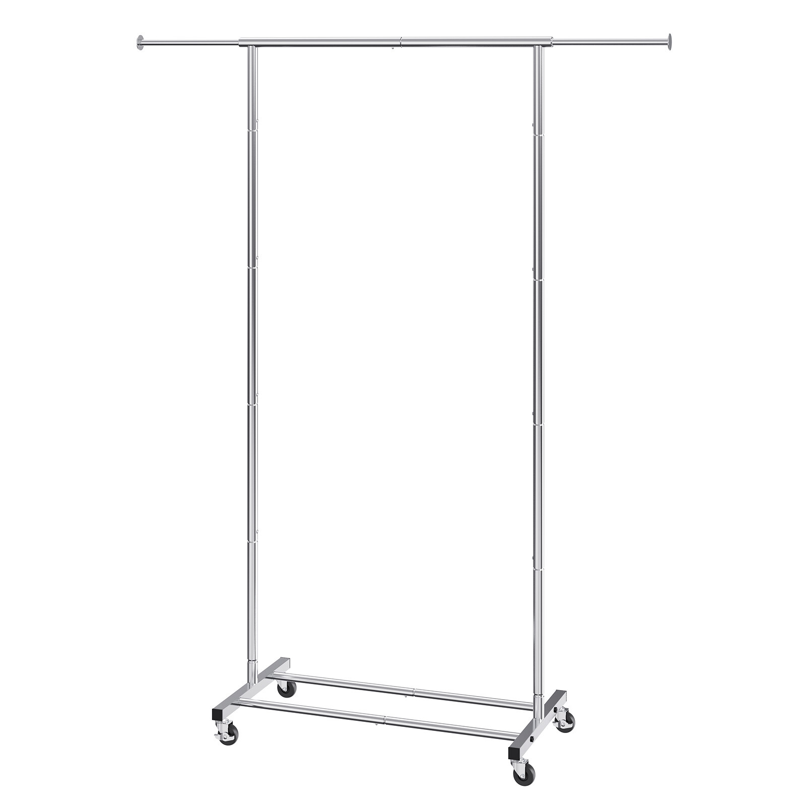 VEVOR Clothes Rack with Wheels Heavy Duty Clothing Garment Rack with Hanging Rod
