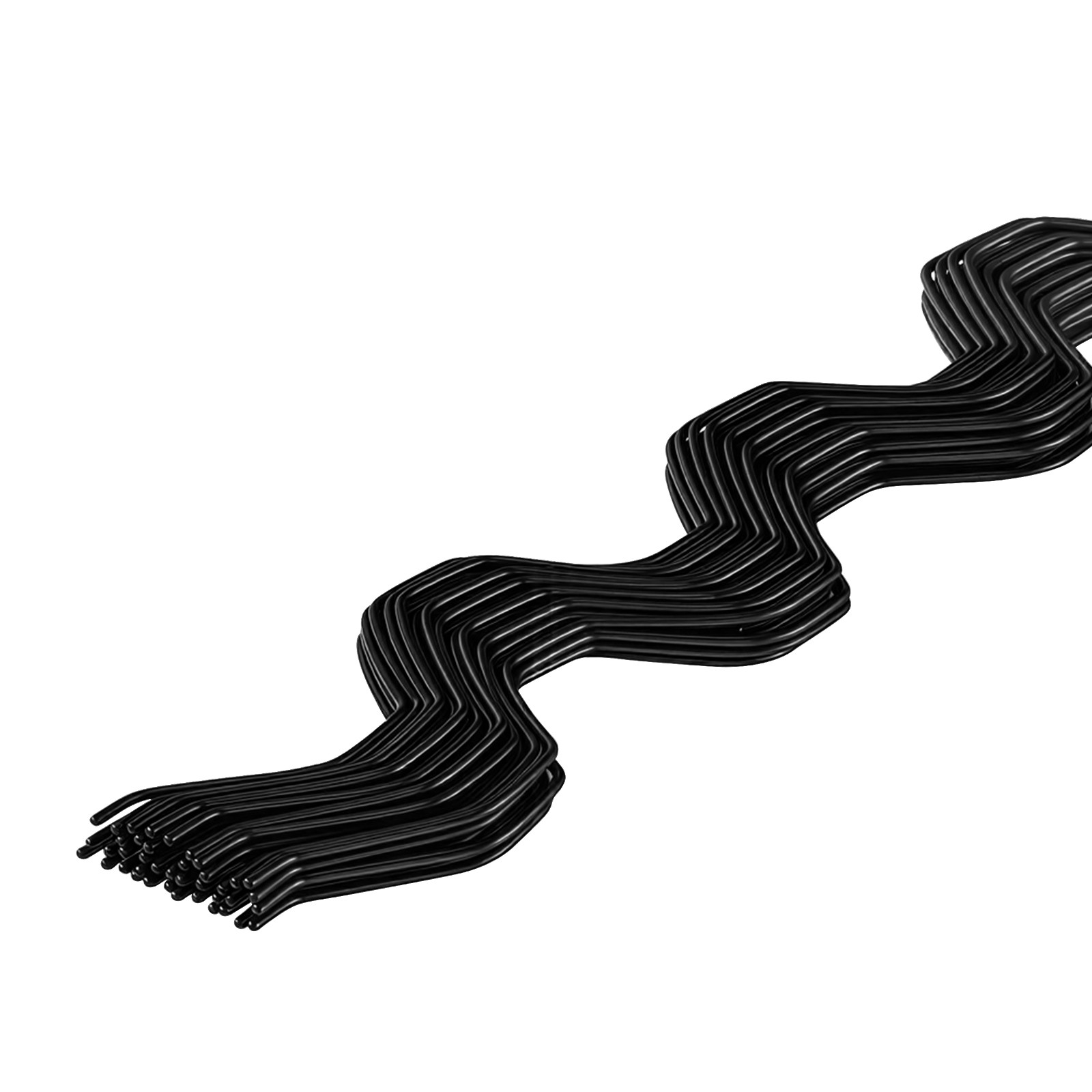 Uimoso Greenhouse Aluminum Lock Channel & Spring Wire Set, 50 Pieces, 6.56 ft