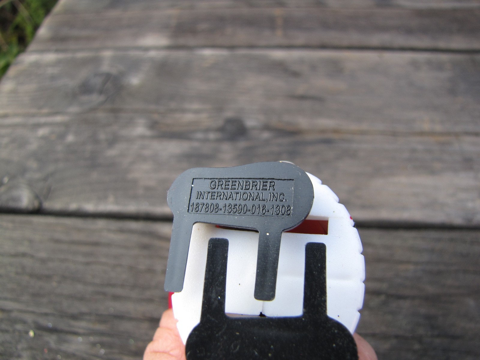 Wind-Up Walking Santa Claus Greenbrier Inc. 2.5" Inch Vintage Plastic