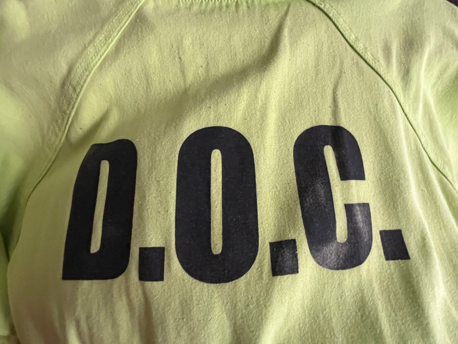 DOC Department Corrections Prisoner Jail Inmate Uniform Jumpsuit Lime Green