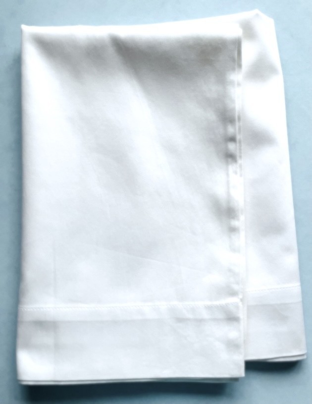 Sferra White King Pillowcase (1) 300TC Pima Cotton Sateen Murano Hospitality