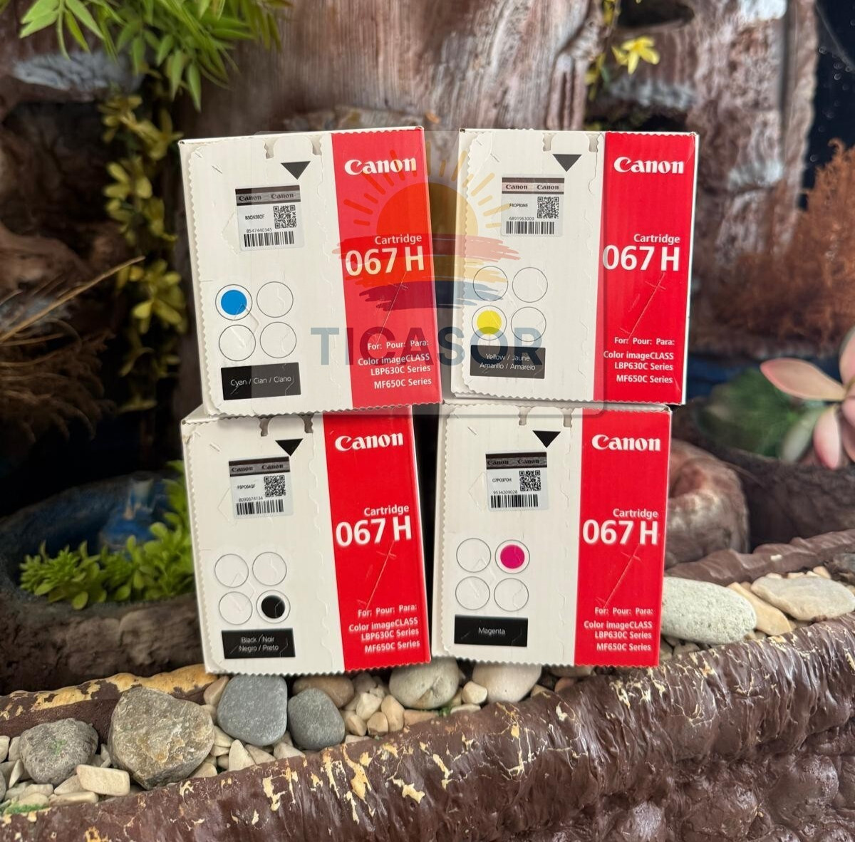 Canon 067H Set Toner Cartridge High Capacity Black Cyan Yellow Magenta