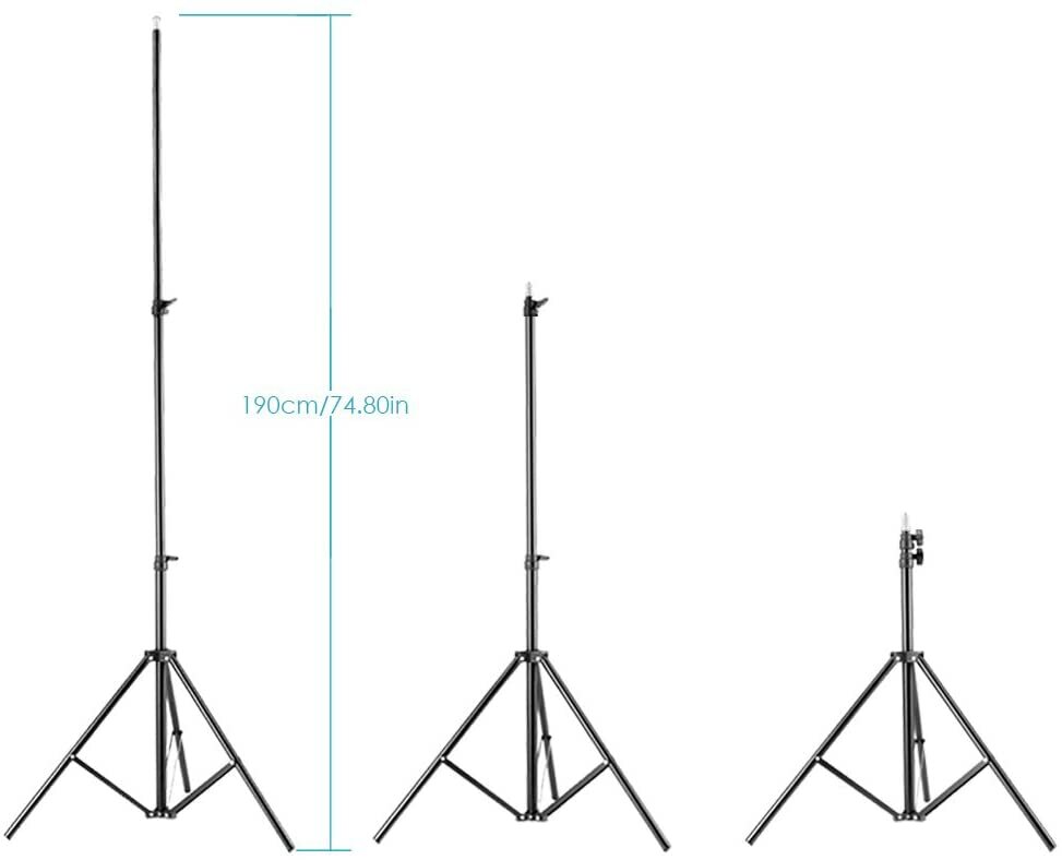 Neewer 75" / 6 Ft Photography Light Stand for Relfectors Softbox Lights Umbrella