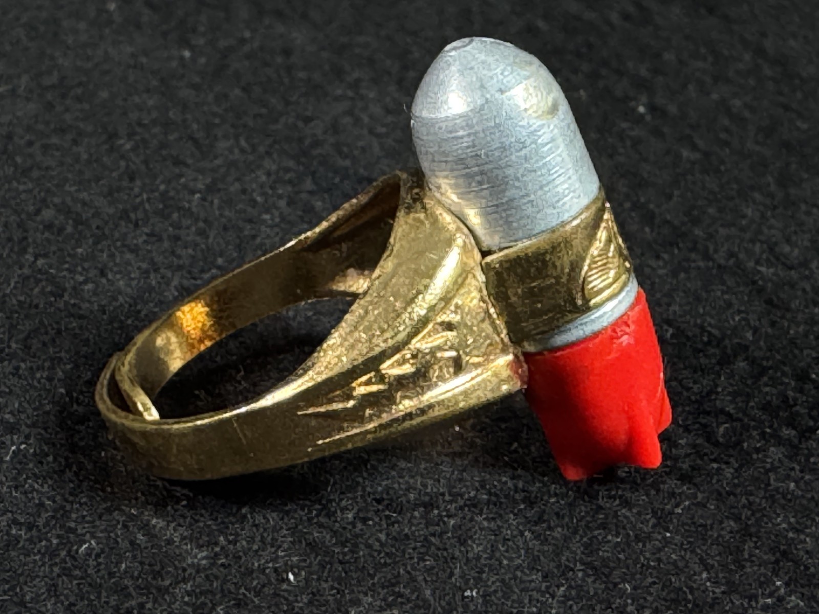 Vintage Lone Ranger Atomic Bomb Ring Classic Kix Cereal Premium Giveaway BEAUTY!